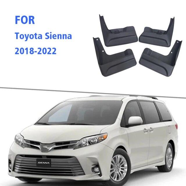 2018-FOR Toyota Sienna Skjermer Fender Mud Flap Beskyttelse Sprut Mudflaps Biltilbehør Auto Styline Foran Bak 4 stk Skjerm