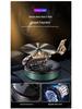Solar-Powered Rotating Helicopter Car Air Freshener Ornament