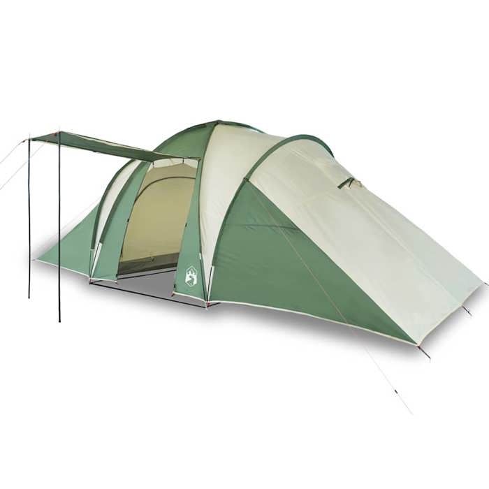 VidaXL Camping Tent 6 Personnes, Shade Tent with Carry Bag, Portable Awning with Sidewalls for 94343