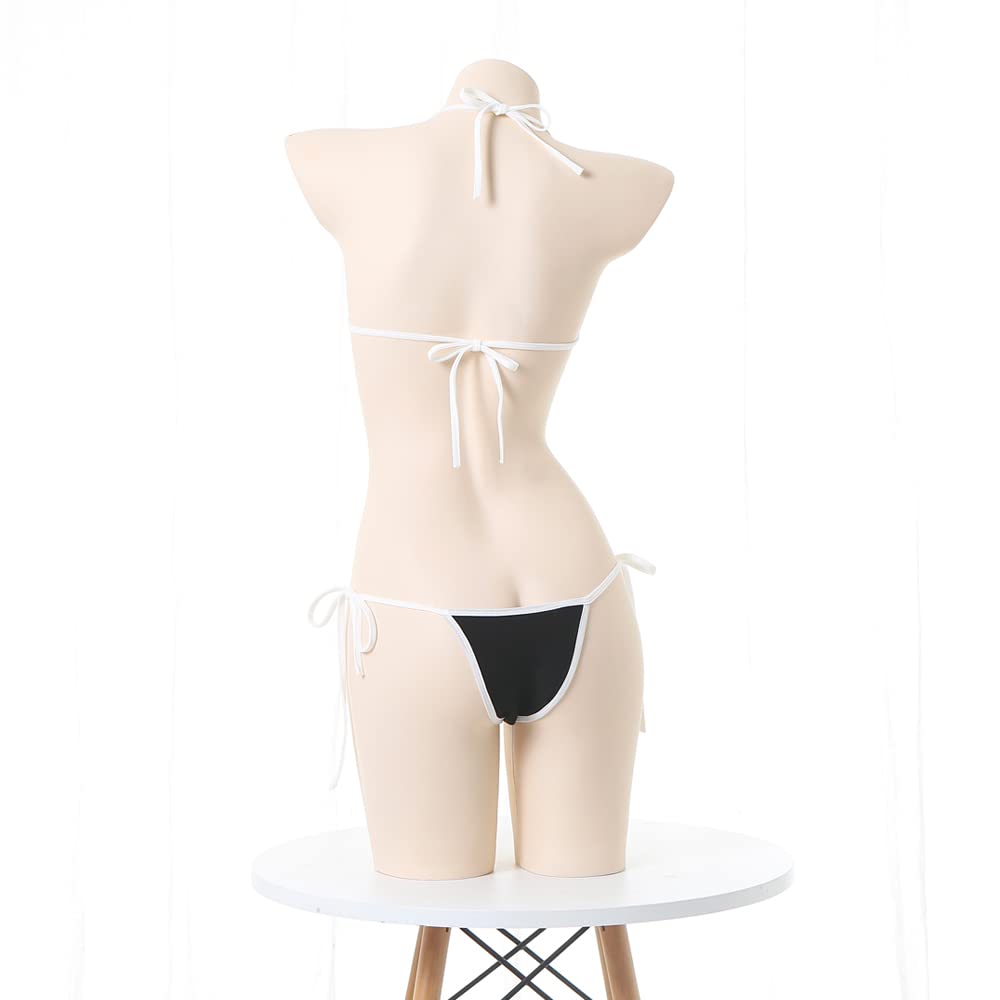 Micro Ultra School Anime Extreme School Swimsuit Mini Bra Bikini Set [YANJING] Bikini, Small, Cute, Sexy, Swimsuit, Swimsuit, Cosplay, Cute, Style,