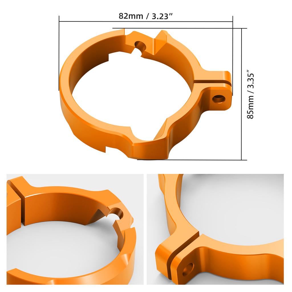NICECNC For KTM EXC 300 250 300 XCW EXC TPI 2023 XC SX XCW Six Days TPI 2017-2022 Exhaust Tip Muffler Pipe Clamp Flange Guard