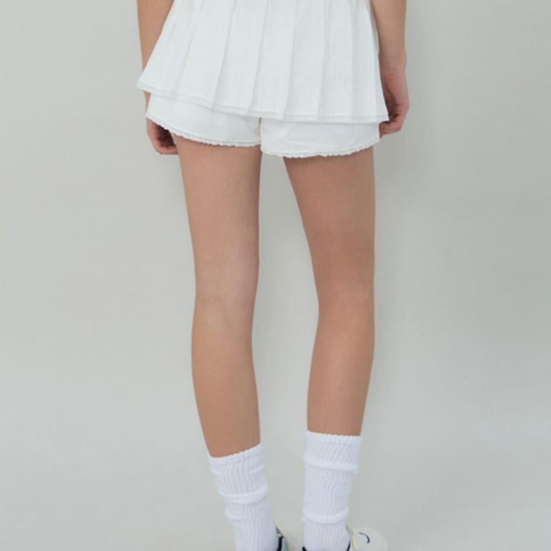 grove 25SS GRVB_Solid Half Ribbed Socks (IVORY)