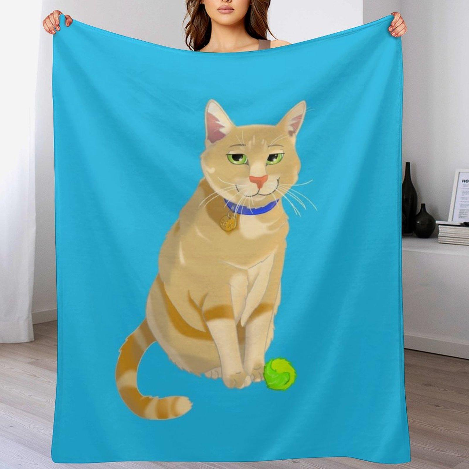 

Rex Throw Blanket Thin Soft Blanket for Summer Night Sleeping 102x76cm(40x30in)