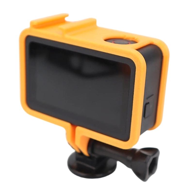 Protective Extension Frame for Action 6 Cameras with Cold Shoe Port and Accessory Compatibility Enhances Safety
