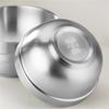 Double Layer Bowl Metal Food Serving Dishes Stainless Steel Bowl for Outdoor Use Dishwasher Safe Soup Bowl Kitchenwares