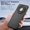 For Honor X70 5G Case Skin-Touch TPU+PC Matte Phone Shell,Transparent Black