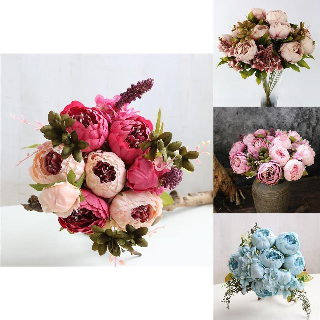 Fake Silk Peonies For Beautiful Bridal Bouquets And Centerpieces**