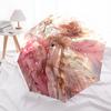 1pc Angel Wings Fantasy Automatic Folding Umbrella, Elegant Design with Pink Roses, Perfect for Fans, Travelers, and Daily Use.R104
