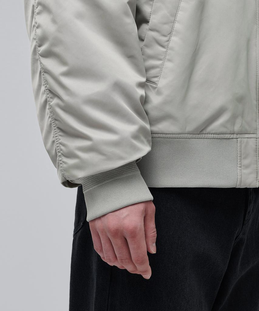 Musinsa Standard Oversized Ma-1 Bomber Jacket [Sand Grey]