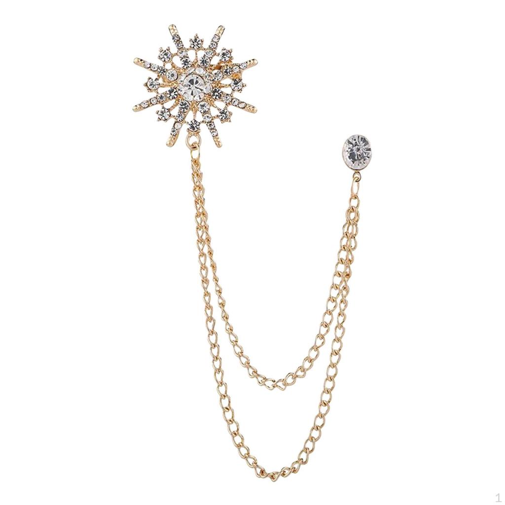 Elegant Rhinestone Brooch Pin, Dressing Decoration Gift Accessories Retro Pretty Charm Boutonniere