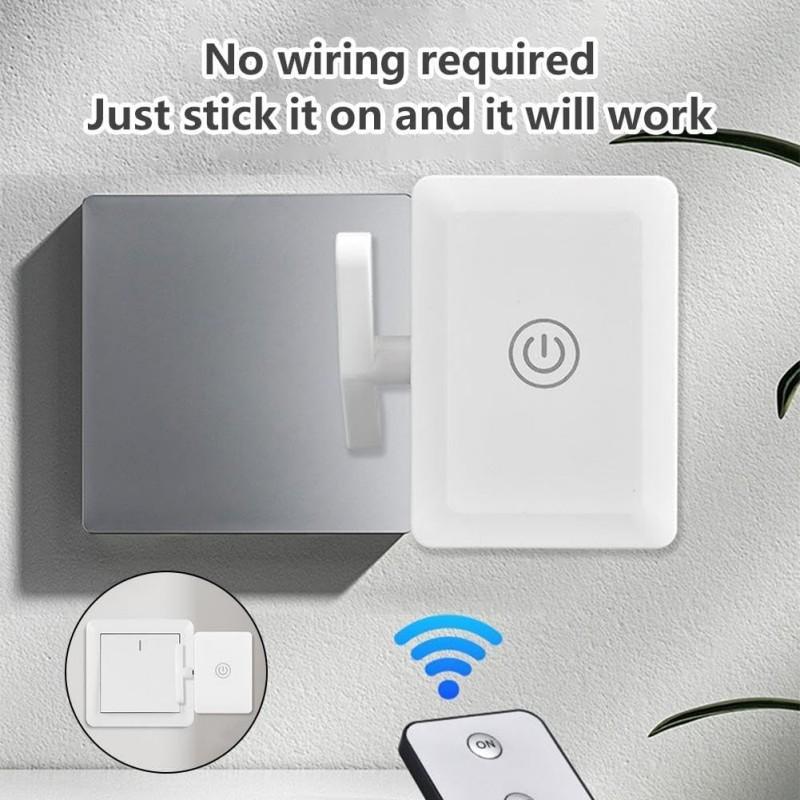 Smart Wireless Button Pusher Infrared/RF Remote Control Switch for Light 5-20M Long Range Light Switch Controller