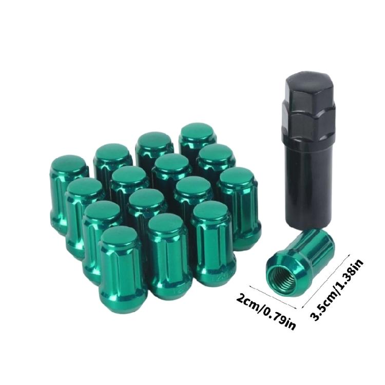 Multiple Vehicle Wheel Lock Nut High Strength Carbon Steel Safety Lug Nut Streamlined Aesthetic Appearance