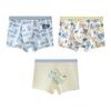3er-Pack Baumwollunterwäsche für kleine Jungen, weicher Komfort, atmungsaktive, dehnbare Boxershorts mit flachem Bund