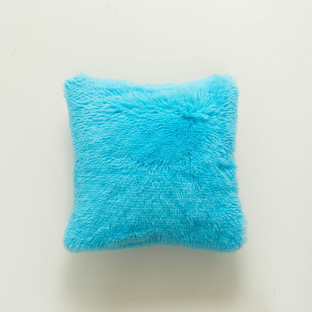 Korean Plush Pillow Cover, Crystal Plush Sea Lion Pillow, Soft and Comfortable Solid Color Creative Cushion Cover