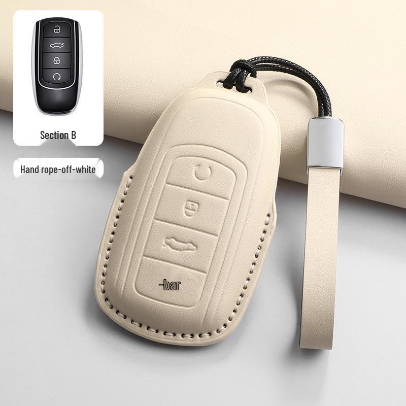 Chery Key Case for Tiggo 8, Tiggo 9, Arrizo 5, Tiggo 7 - Alcantara Key Bag with Buckle