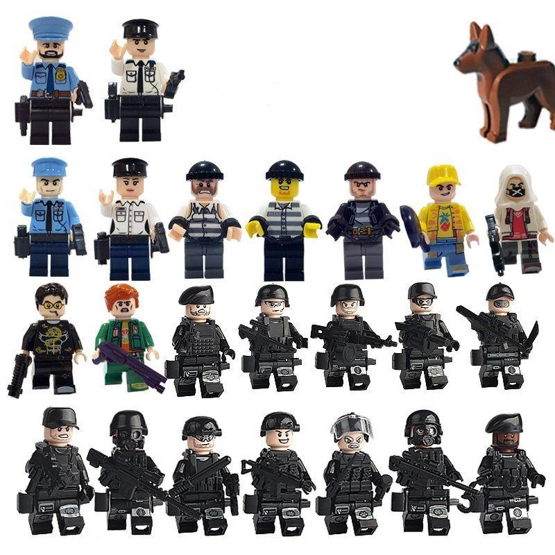 Prison Cell Small Black Room House Prisoner Bad Guy Puzzle Assembly Building Blocks