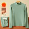 Double Sided Velvet Thermal Underwear for Women Set Thick Intimate Self-heating Bottoming High Collar Top+Trousers 2 Piece Set