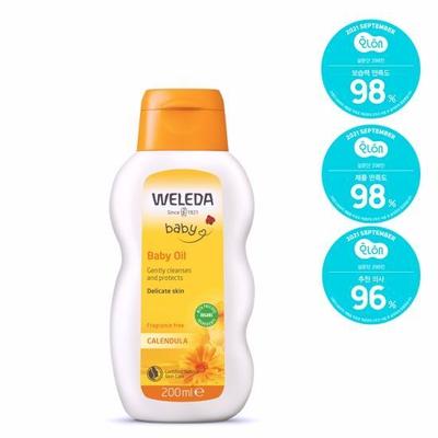 Calendula Baby Oil 200ml (Unscented)