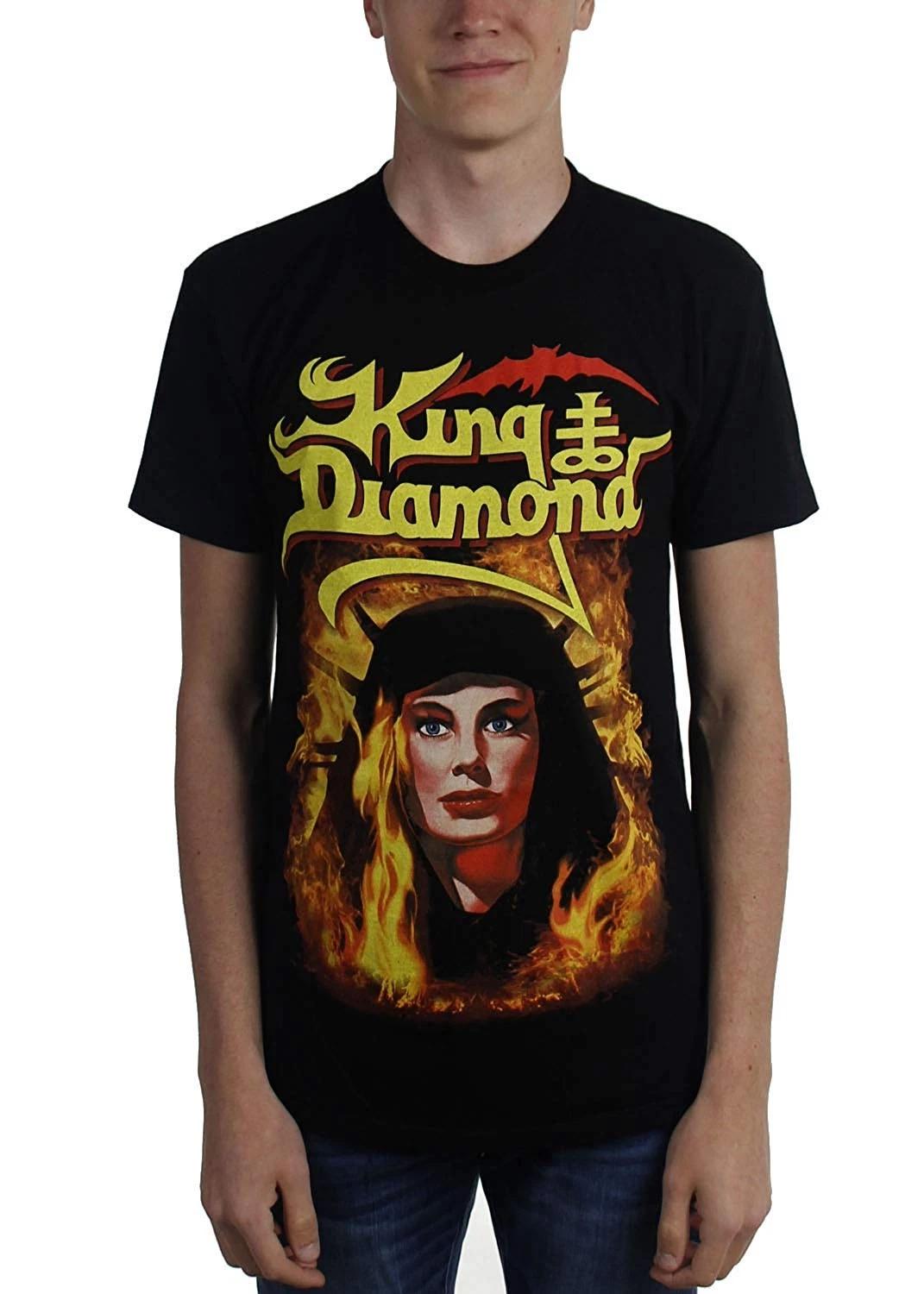 Authentic KING DIAMOND Fatal Portrait T-Shirt S Black NEW 2XL