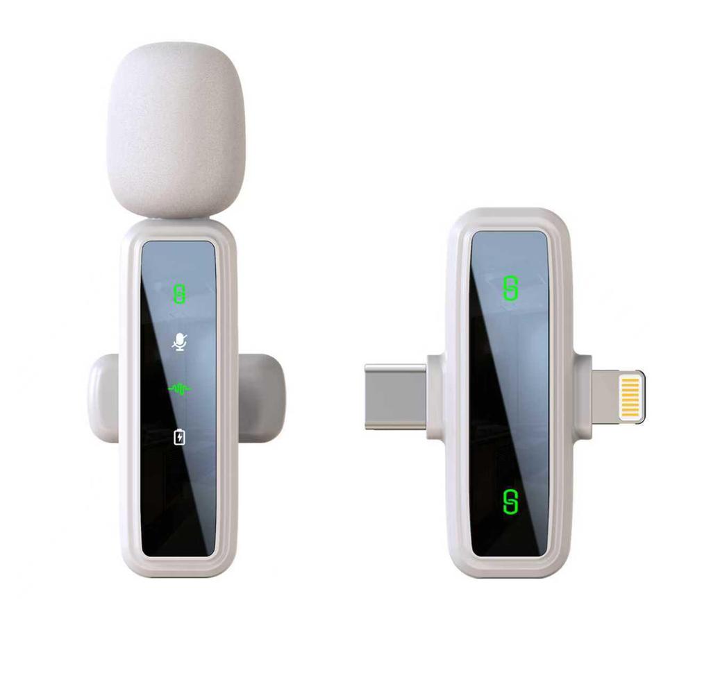 J86 Dual Wireless Lapel Microphone - Noise Reduction for Live Broadcasts