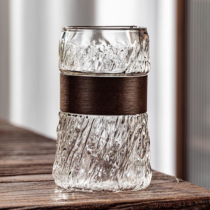Embossed Glass Drinkware Set