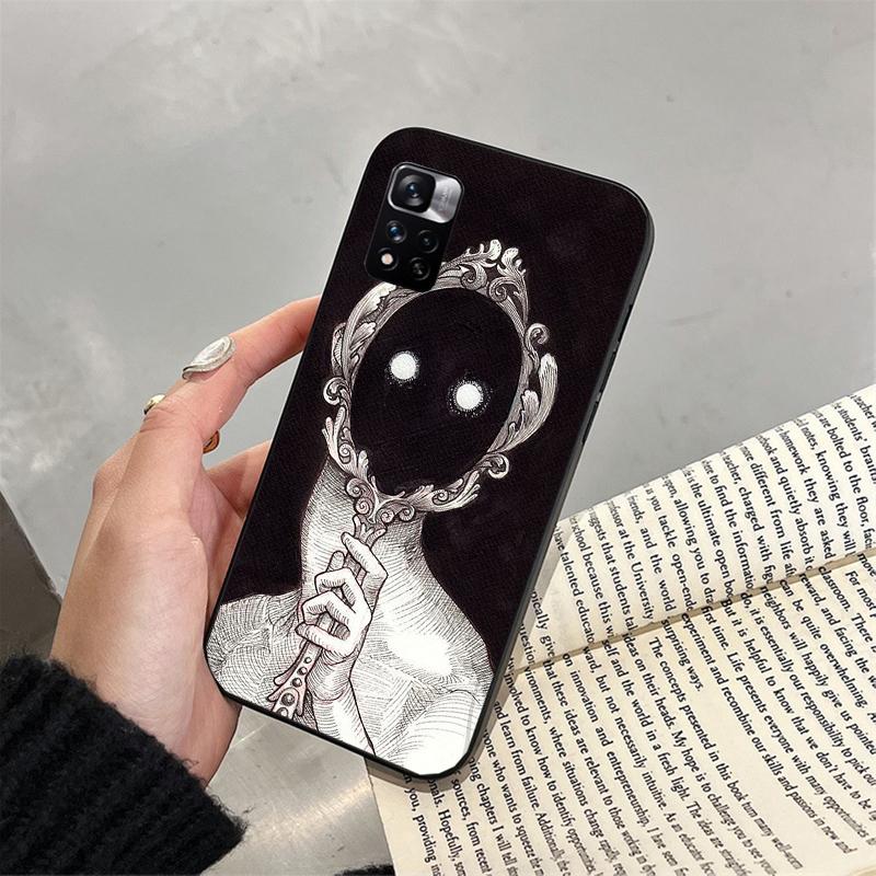 Phone Case For Xiaomi Poco C71 15T 14T Pro Redmi Note 15 14 14 13 Pro Redmi A5 15C 13C Horror Ghost Girl Art