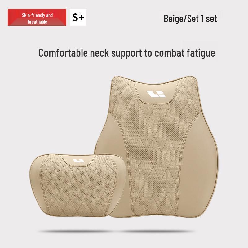 Li Auto ONE/L9 Car Headrest Neck Pillow & L8L7 Lumbar Support Cushion - Universal All-Season Interior Accessory