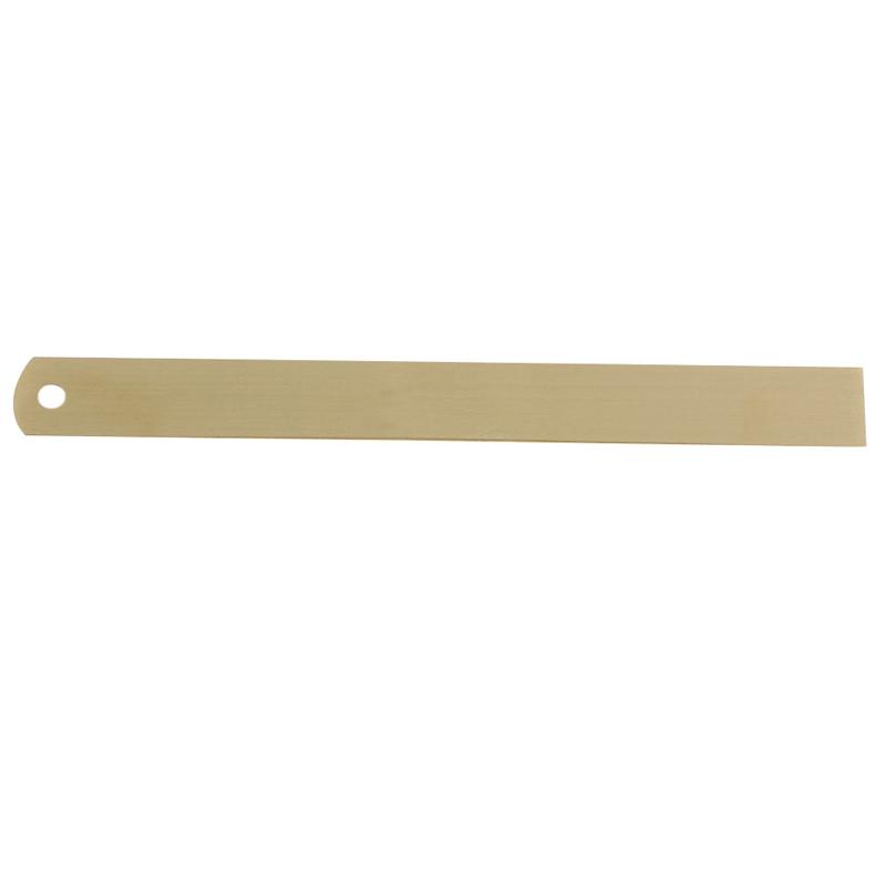 Outdoor Brass Ruler Bookmark Double Scale Cm&Inch Digital For Traveler Notebook