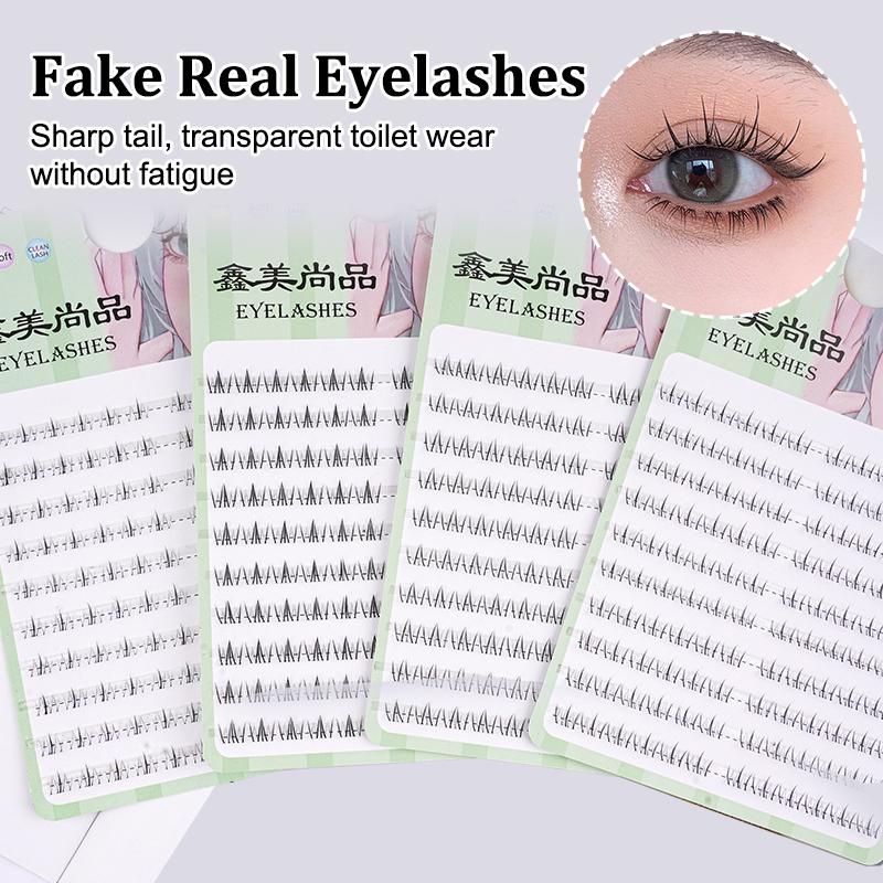 Multi-Styles Individual Lower Eyelash Natural Comic Eye Cluster Eyelash Extensions False Cluster Volume Eyelash