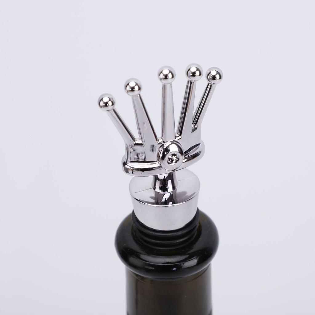Creative Red Wine Stopper Champagne Stopper Gift Preservation Sealed Wine Stopper Snowflake Crown Bottle Stopper