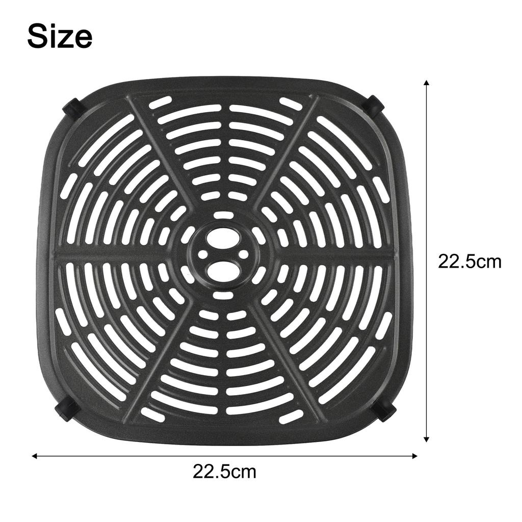 Maintenance Friendly Air Fried Plate 22.5cm X 22.5cm Size Convenient Design Easy To Clean Air Fried Plate For Kitchen Use