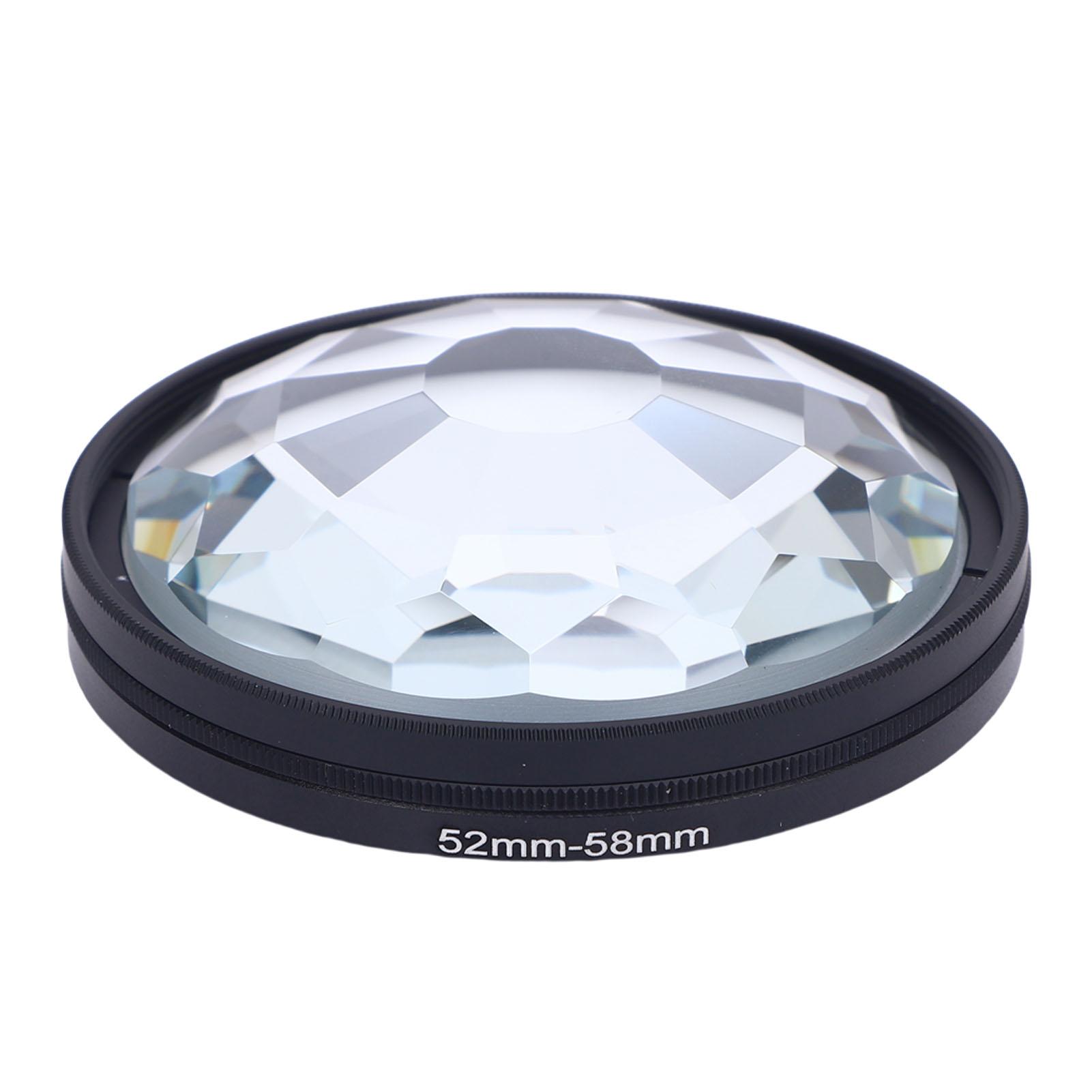 

Фильтр Kaleidoscope 58 мм, фильтр для спецэффектов камеры с адаптерным кольцом 52-58 мм, совместимый с