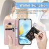 For Honor 200 Lite Case Stand Function Embossed Mandala Pattern PU Leather Phone Cover