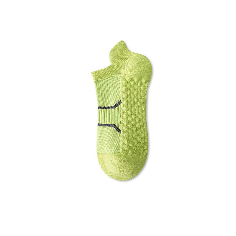 Women's Non-slip Breathable Ankle Socks - Sweat-absorbent Towel Bottom for Spring & Summer, Ideal for Sports, Running & Casual Wear.