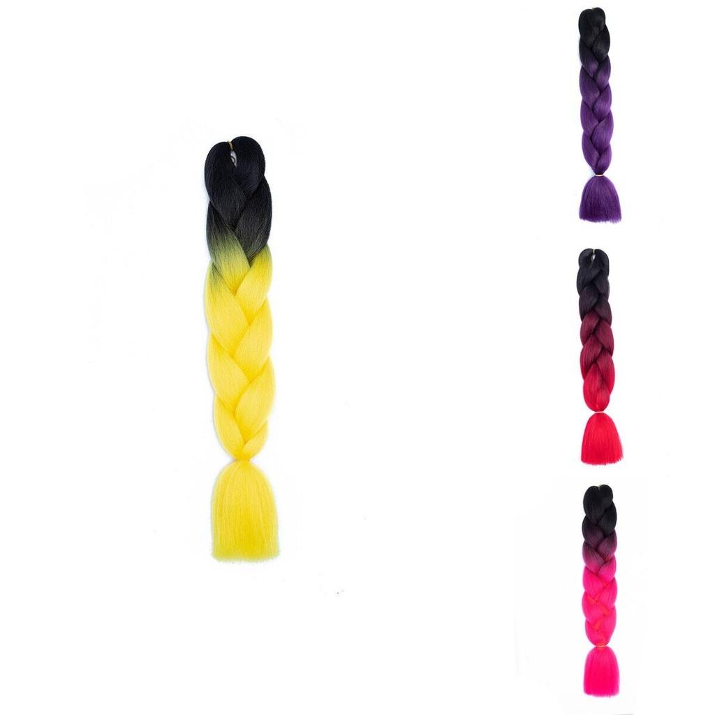 Bunte Ombre Jumbo-Zöpfe für Frauen! Verändere deinen Look mit diesem exotischen Stil! Figuren)