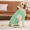 Striped Pattern Dog Recovery Suit Elastic Pet Surgery Suit Recovery Shirt  Medium Large Dogs Pet
