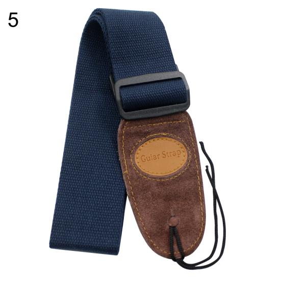 Widening Folk Acoustic Bass Cotton Adjustable Electric Guitar Belt Guitar Strap