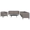 VidaXL 3-Piece Sofa Set, Sofa Chair with Armrests and Backrest, Living Room Furniture, Modern, 3209234
