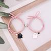 Halloween Cartoon Ghost Pendant Braided Bracelet Gifts Friendship Jewelry