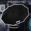 Car Led Umbrella Automatic Folding Windproof Sunshade Umbrella Sticker For Jeep TRAILHAWK COMMANDER LIBERTY Wrangler Accessories