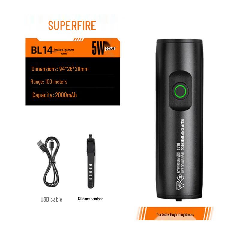 BL14 USB Rechargeable Bike Headlight