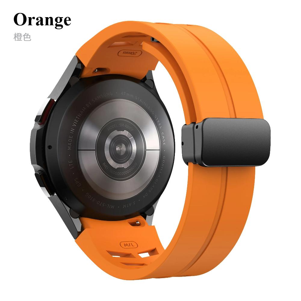 Magnetisches Silikonarmband ohne Lücke für Samsung Galaxy Watch 7 6 5 4 44mm 40mm Pro 45mm Armband Galaxy Watch6 Classic 43mm 47mm Band