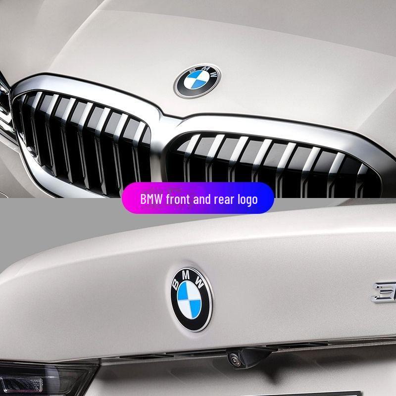 Sada log BMW 82mm/74mm na přední a zadní část kapoty a kufru