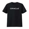 T-shirt con Stampa Logo Oracle per Fan di Ingegneri Software Hardware Casual vintage Lavata Elasticizzata F