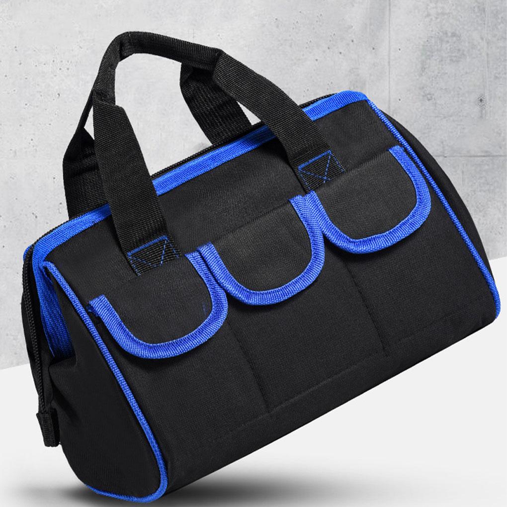 Reißfeste Aufbewahrungstasche für Werkzeuge und Ausrüstung Tragbare Stoff-Werkzeugtasche Elektriker-Werkzeugtaschen 12 Zoll gelb