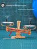 Handmade DIY Tray Balance Scale Kit for School Science Experiments