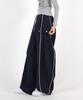 UMM Women'S Parachute Snap Button String Wide Track Pants 3 Colors