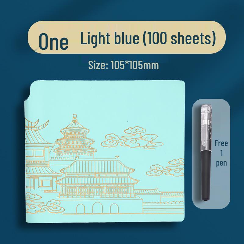 2024 Mini Pocket Notebook - Blank, Customizable, National Style Portable Diary
