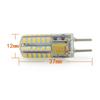 5pcs G4 LED Bulbs Warm White Cold White 3W AC/DC12V-24V GY6.35 Lamp Holder 3014 Lamp Beads Corn Lamp For Replace Halogen Lamp