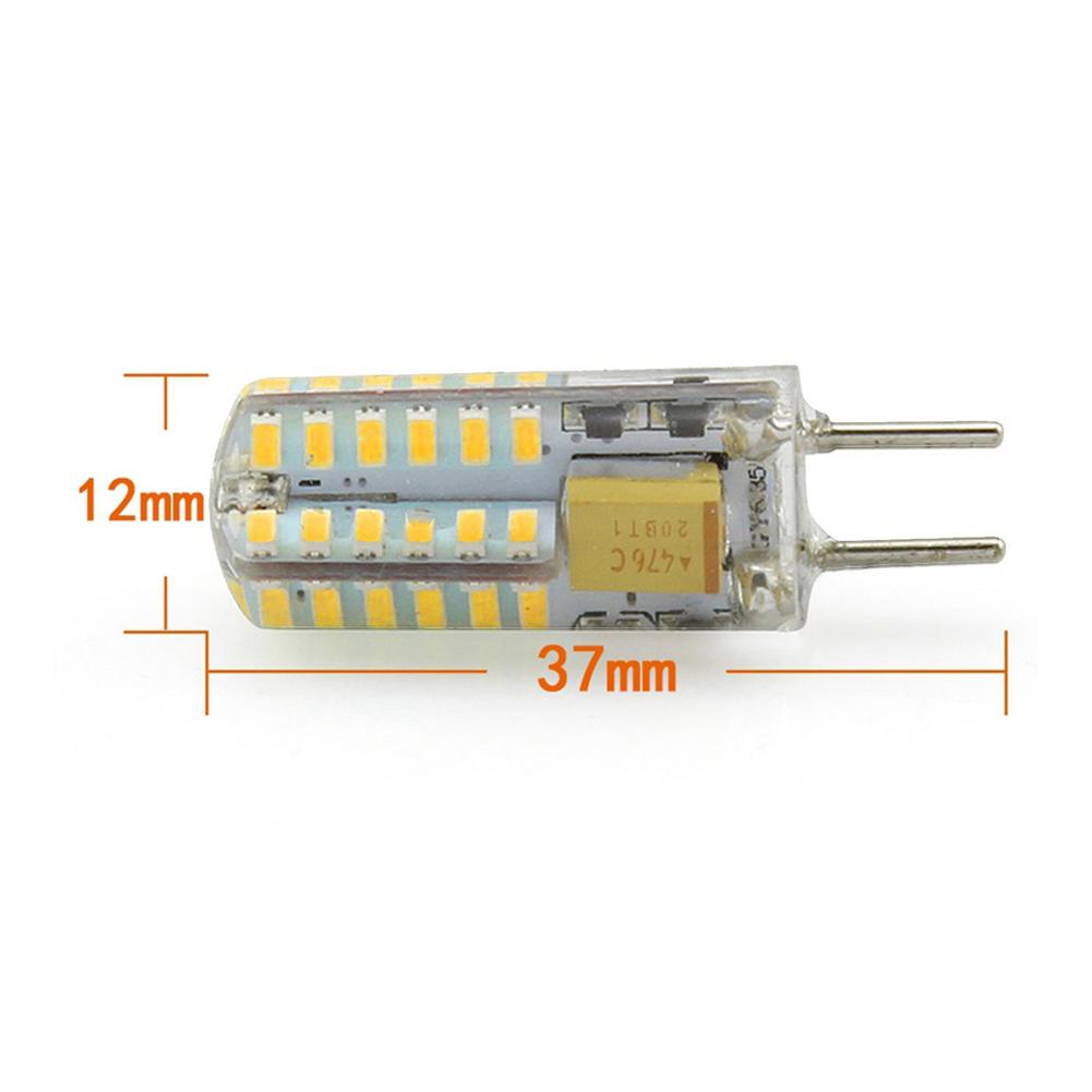 5pcs G4 LED Bulbs Warm White Cold White 3W AC/DC12V-24V GY6.35 Lamp Holder 3014 Lamp Beads Corn Lamp For Replace Halogen Lamp